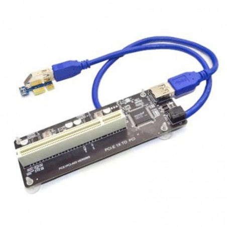 PCI Express till PCI-adapter - Externt Plug & Play-stöd 2,5 Gbps hastighet