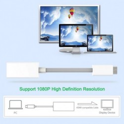 Mini display port adapter DP hane till HDMI honkontakt 4K