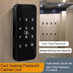 Säkert skåplås med touch- och engångslösenordsåtkomst