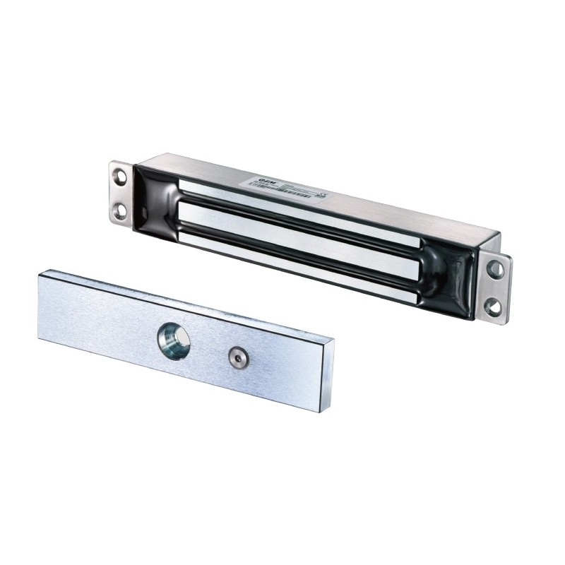 Kraftfull 12VDC elektronisk dörrmagnet - 136 kg hållkraft