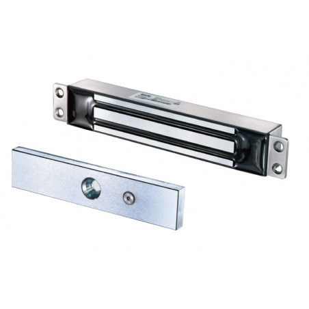 Kraftfull 12VDC elektronisk dörrmagnet - 136 kg hållkraft