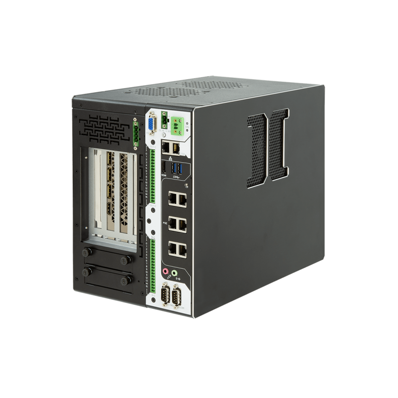 Industry AI Platform - NVIDIA RTX 3070 eller Dual Tesla T4 GPU, 10:e generationens Xeon® Core™ - 6 GbE PoE