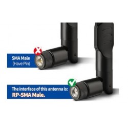 RP-SMA-antenn, 8Dbi 4G LTE , Kabel IPX IPEX U.FL MHF4 , M.2 NGFF , Intel AX200NGW 8265AC 8265NGW 7265AC 9560AC M.2 NGFF