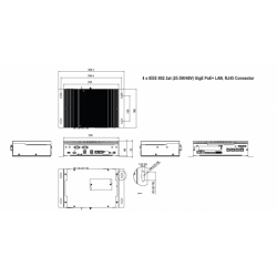 Inbyggd PC Nvidia Jetson AGX Orin 8-Core, ARM, USB, RS232/485, GMSL-kamera, MIL-STD