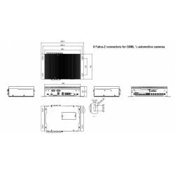 Inbyggd PC Nvidia Jetson AGX Orin 8-Core, ARM, USB, RS232/485, GMSL-kamera, MIL-STD