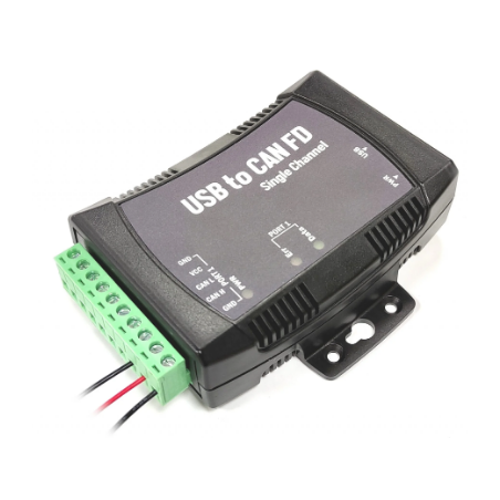 1 port USB till CAN FD-bussadapter. CAN 2.0A/B. ISO 11898_2:2016. 8 Mbps