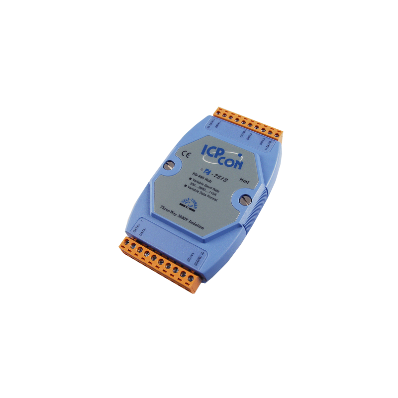 Optoisolerad 3-vägs RS485 Repeater & Splitter för DIN-skena