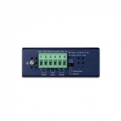 6-portars Gigabit-switch med RJ45- och SFP-portar