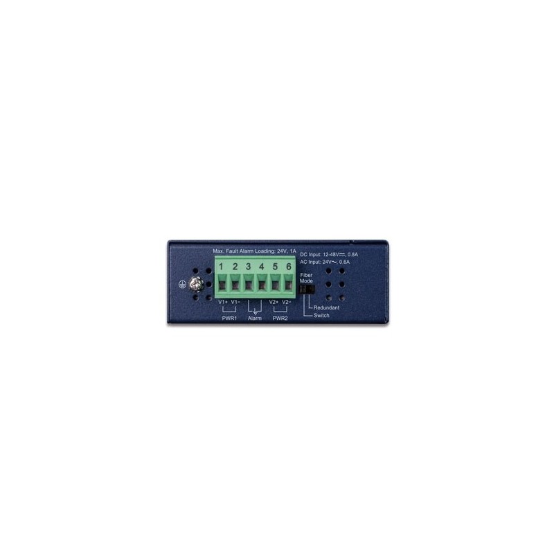 6-portars Gigabit-switch med RJ45- och SFP-portar