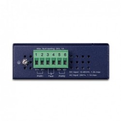 Unhaneeeeaged Industrial Switch med 4 x RJ45 och 2 x SFP 100Mbit