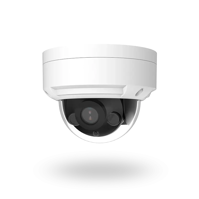 5 MP Outdoor Dome IP-kamera, 2,8 mm fast lins, IR, 2880x1620, 25/30 fps