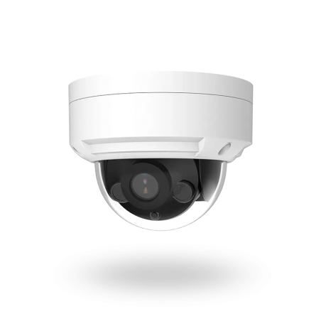 5 MP Outdoor Dome IP-kamera, 2,8 mm fast lins, IR, 2880x1620, 25/30 fps