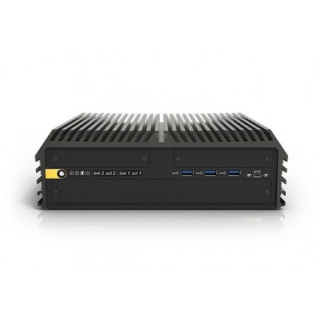 Fläktlös IOT GPU-dator -40°C till 70°C, RS232/USB, 64GB RAM