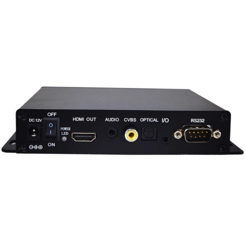 4K Media Player med HDMI och 6 digitala ingångar