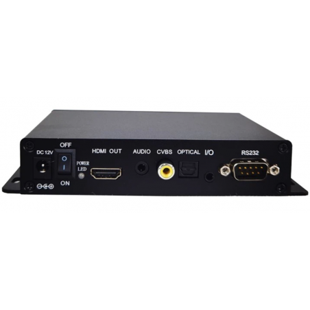 4K Media Player med HDMI och 6 digitala ingångar