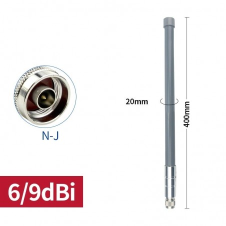Dual-band utomhus WiFi-antenn 9dBi N hankontakt, IP67