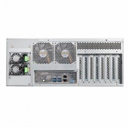 19" serverchassi ATX, Redunten strömförsörjning, dammfilterindustriell Colling