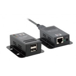 2Port USB2.0, extender, 50 meter, LAN, POC,