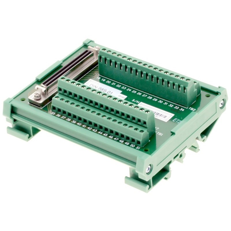Adlink DIN-68S-01 Plintkort med 68 skruvterminaler