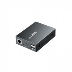 Mottagare för HDMI KVM-förlängare, 150 meter över Cat 6a RJ45-kabel, över LAN, IR, USB