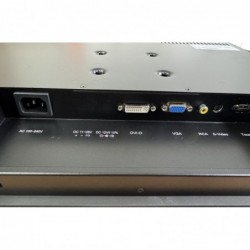 Aplex ADP-1174T, 17" panelmonitor TFT, Vesa-fäste, USB Resistive Touch, 230Vac-försörjning