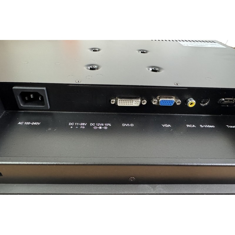 Aplex ADP-1174T, 17" panelmonitor TFT, Vesa-fäste, USB Resistive Touch, 230Vac-försörjning
