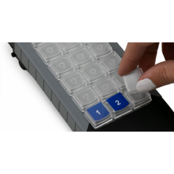 X-KEYS - Programmerbart tangentbord med 18 tangenter, USB, bakgrundsbelysning