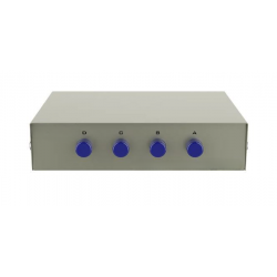 4-portars RJ45 manuell switch 1 till 4 eller 4:1