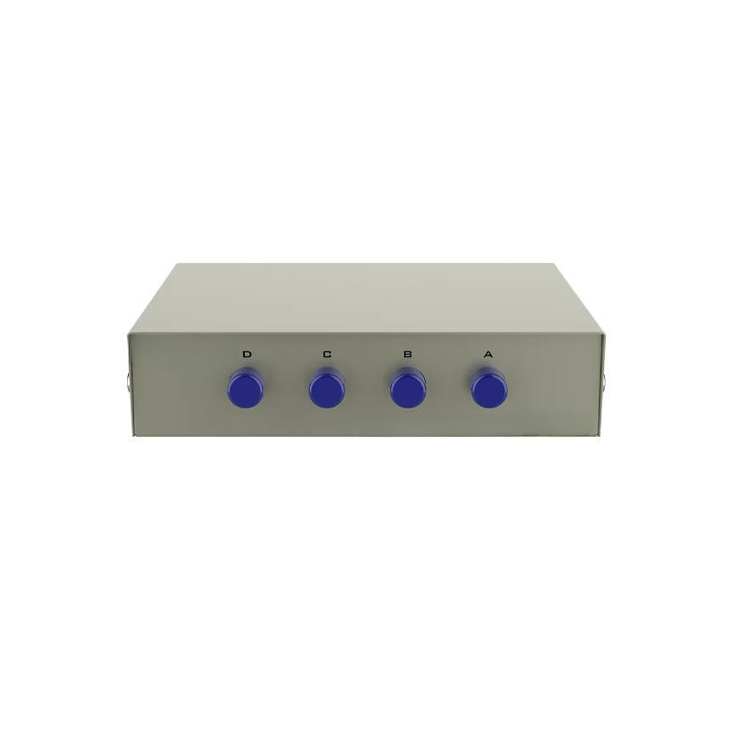 4-portars RJ45 manuell switch 1 till 4 eller 4:1