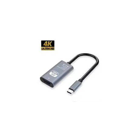 Högkvalitativ USB-C till HDMI 4K 60Hz-omvandlare, adapter, extra HDMI-utgång för bärbar dator