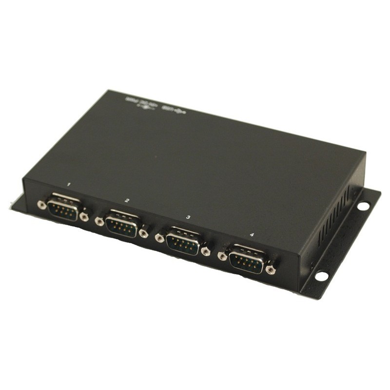 USB til 4 x RS232 adapter - USB kabel medfølger