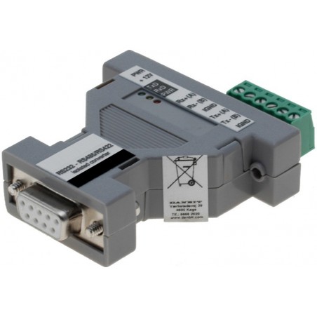 Optisk isolator RS232 till 422/485 DB9 -pluggar och skruvterminaler
