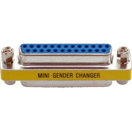 DB25 Gender Changer: Hane till hona kontaktadapter