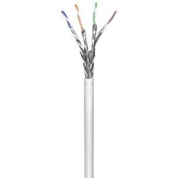 Cat 6, nätverkskabel med stel ledare, STP. Säljes per meter