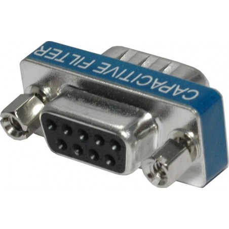 RS232COM SUB-D DB9 EMC, brusskydd för serieporten