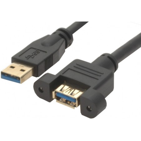 75 cm USB 3,0 kabel, A jane - A hon, för montering panelenheten