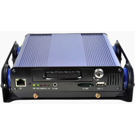 Analog 2-kanals inspelare Mobil DVR för bil, buss, båt Vibrationsdämpare 2-kanals