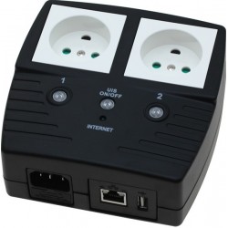 Slå på/av utrustning via nätverk med låsningskontroll - IP-ping av stabil hemsida