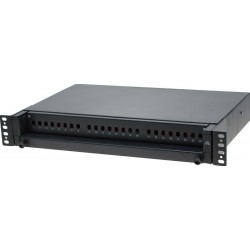 Patchpanel 24 port STkontakt SORT