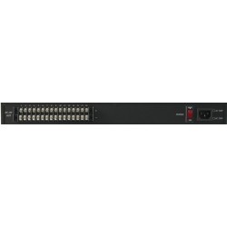 16 portar 12VDC, 8 Amp Multi 12VDC strömförsörjningsbox med 16 utgångar för rackmontering