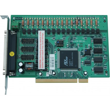 ADLINK PCI-7230. 16 kanalers isolerede digitale input, 16 kanalers isolerede digitale OC-output , PCI NEW!