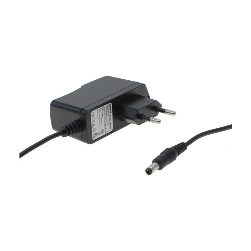 Liniær netadapter. Ikke switch mode, støjer ikke. 9VDC/0.2A