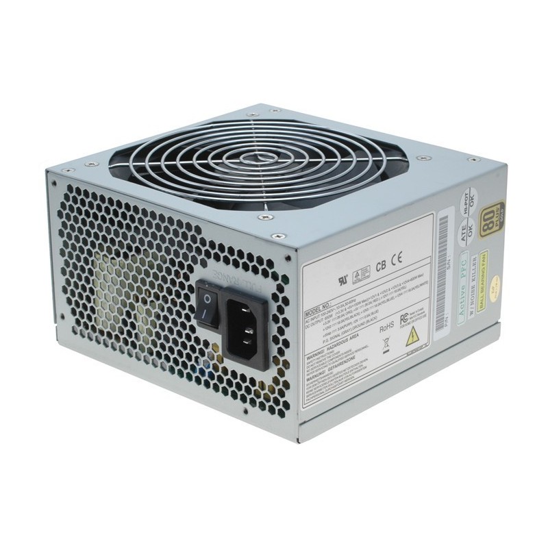 650 watt ATX industriell kraftförsörjning, P4, PCIE, SATA - 80PLUS Guld