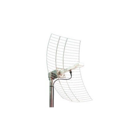 19 dBi 2,4 GHz parabolantenn, N honkontakt och med mastfäste