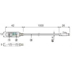 Temperatur- og fugt sensor / føler til T&D datalogger