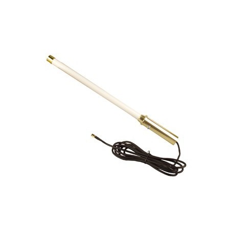 ICPDAS ANT-8 är en 9 dBi 2.4GHz Omni Fiberant för mastmontering med N-hona och 1 meter Kabel N-hona och RPSMA-haneeea