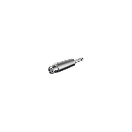 XLR adapter 3-pin XLR jack hone - 6,35 stereo haneeee