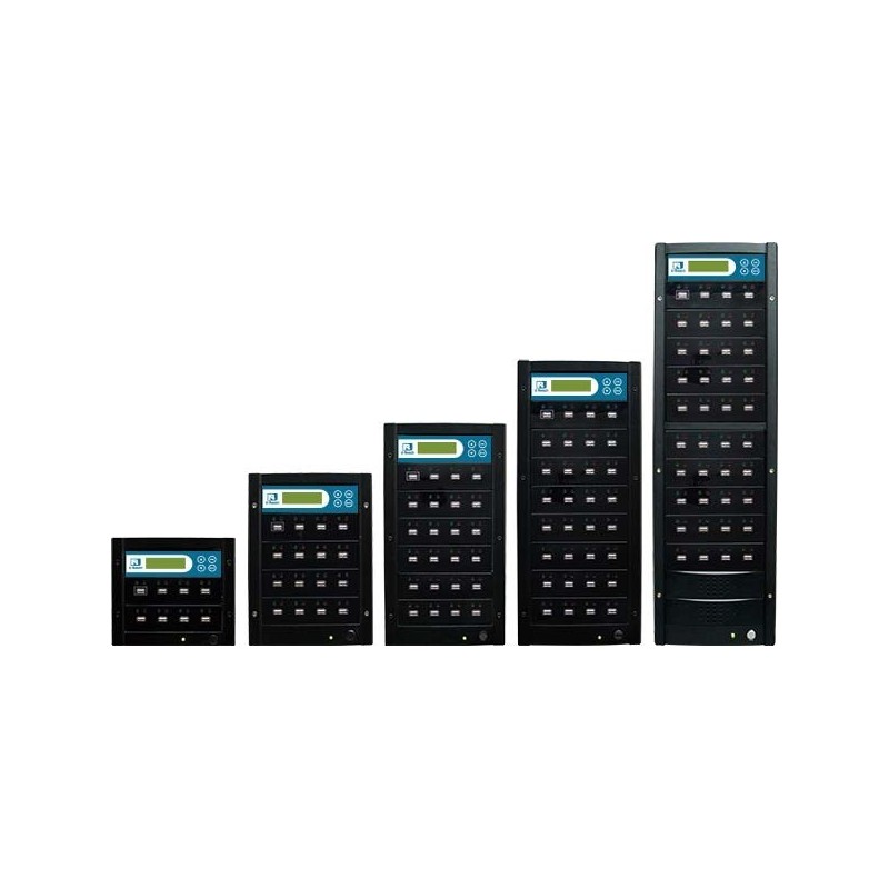 USB-minneskort duplicator, 1 master kopierad till 31 nya USB-flashsticka