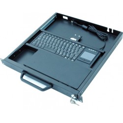 19 "Rackutdragningsfack 1Unit för tangentbord