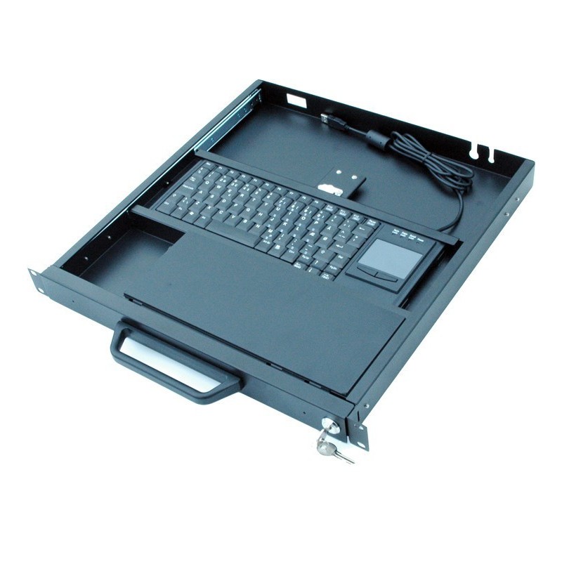 19 "Rackutdragningsfack 1Unit för tangentbord
